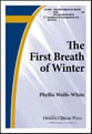 The First Breath of Winter SATB choral sheet music cover